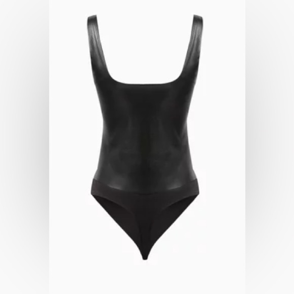 Good American Bodysuit - Modern Leather Tank Style - Picture 5 of 9